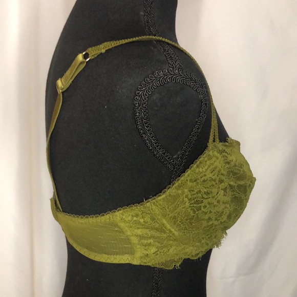 AUDEN green lace Balconette coverage unlined bra. Size 34 DD. - Picture 5 of 7